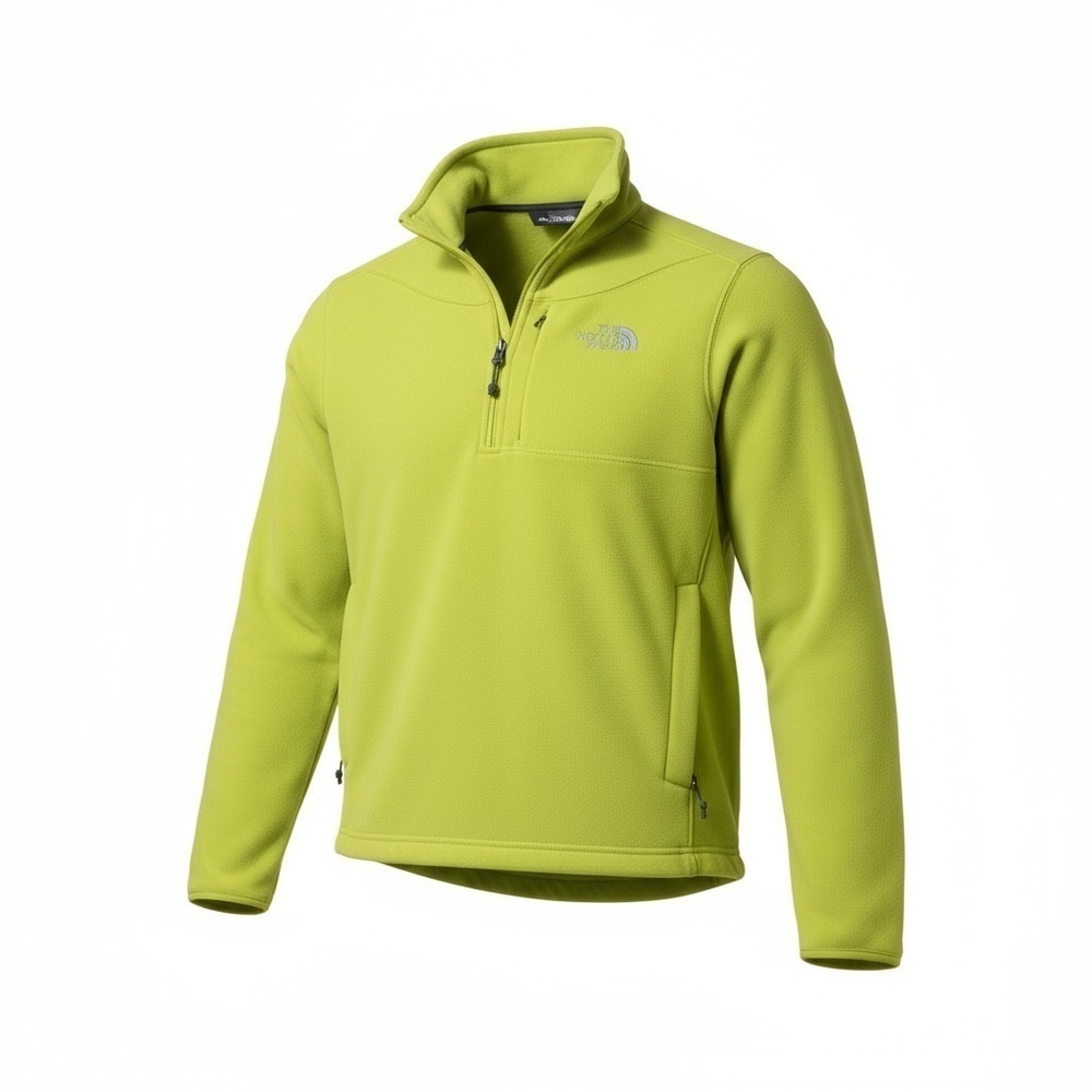 The North Face Summit Series Pullover 1/2 zip Men’s Small bright green